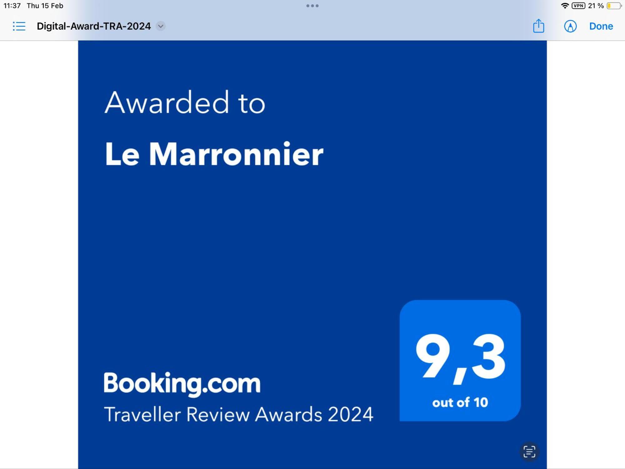 Le Marronnier Bed and Breakfast Saint-Genies-de-Fontedit Eksteriør billede